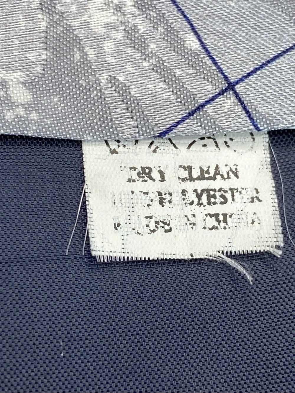 Steven Harris Gospel Quote Necktie Blue Gray Vintage Nautical Ship Map